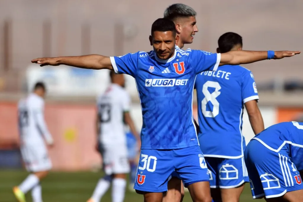 Palacios, el goleador de la U (Photosport)