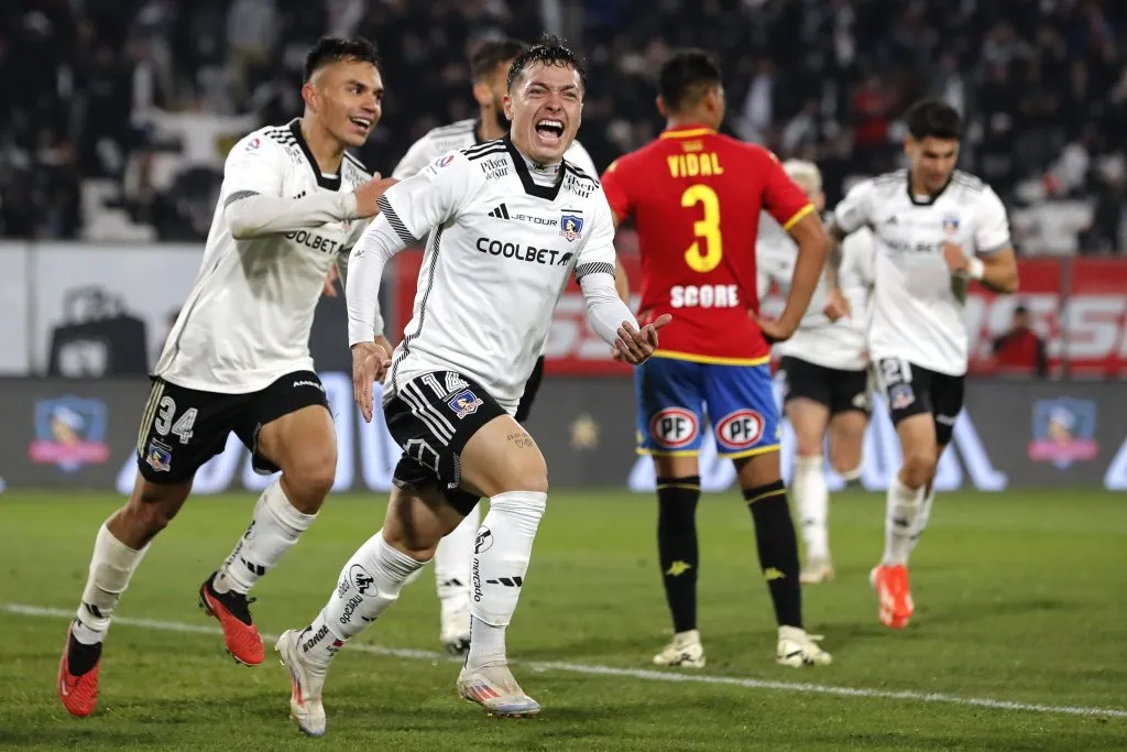 Cristián Zavala celebrando su tanto ante Unión Española | FOTO: Felipe Zanca/Photosport