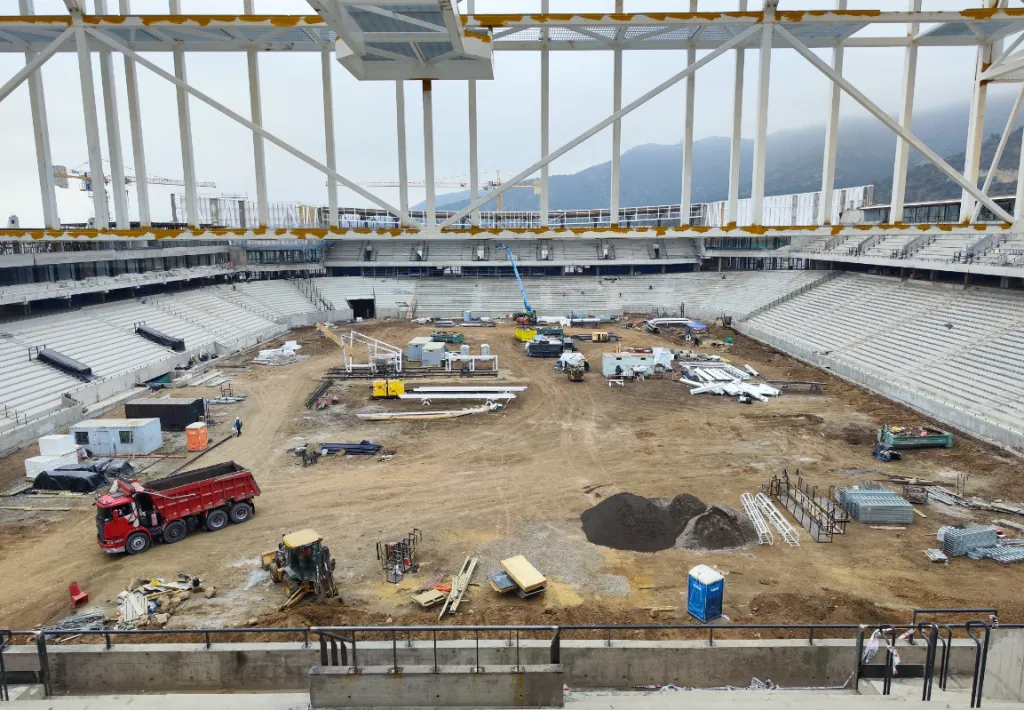 En la UC confían que el primer partido en el nuevo estadio se disputará en marzo 2025 | FOTO: Cruzados
