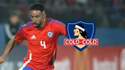 Mauricio Isla se acerca al Estadio Monumental.