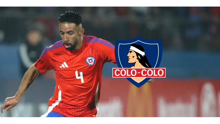 Mauricio Isla se acerca al Estadio Monumental.