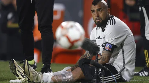 Arturo Vidal sufrió una lesión muscular en el triunfo de Colo Colo ante Unión Española. (Foto: Felipe Zanca/Photosport)