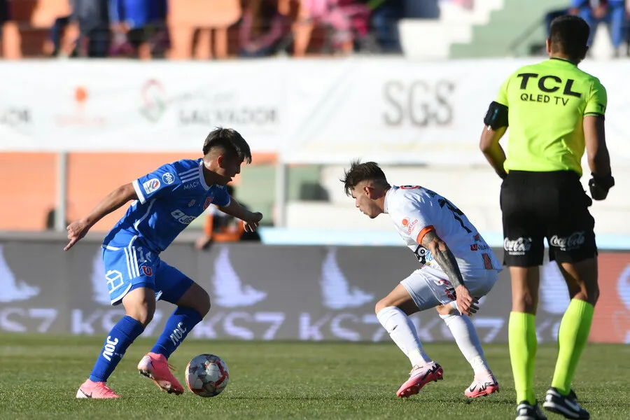 Morales vio minutos ante Cobresal | Foto: Photosport