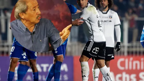Pollo Véliz le cae con todo a dos jugadores de Colo Colo