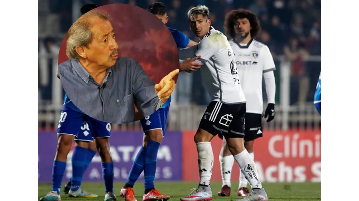 Pollo Véliz le cae con todo a dos jugadores de Colo Colo