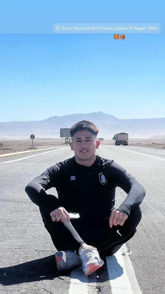 Mauro Brasil ya se encuentra en Calama. (Foto: Mauro Brasil).