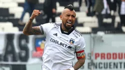 Arturo Vidal vivió de manera intensa el triunfo ante Junior (Foto: Photosport)