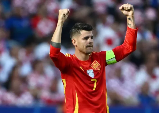 Álvaro Morata solo anotó un gol con la Selección Española