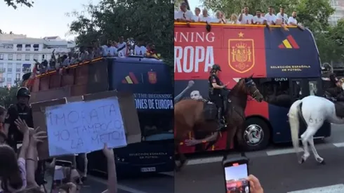 Álvaro Morata arrojó un vaso a un fan tras feroz troleo