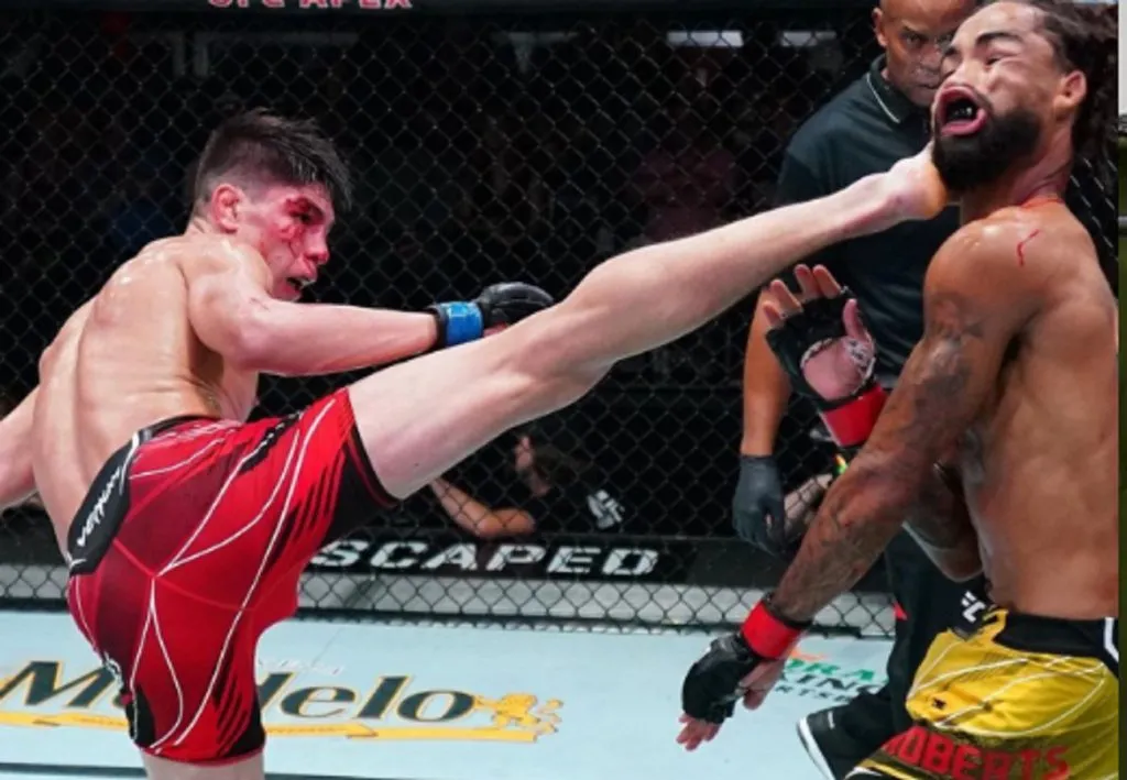 Jaula Bahamondes se ha convertido en un aguafiestas para los locales en la UFC (Foto: UFC)