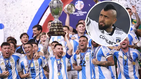 Arturo Vidal reveló una conversación con un campeón de la Copa América 2024. (Foto: Getty Images/Photosport)