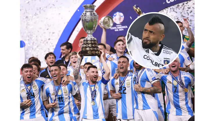 Arturo Vidal reveló una conversación con un campeón de la Copa América 2024. (Foto: Getty Images/Photosport)