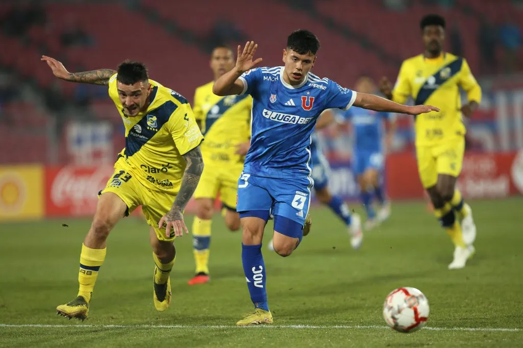 Ignacio Vásquez no dirá presente en el duelo entre Universidad de Chile y Palestino.
