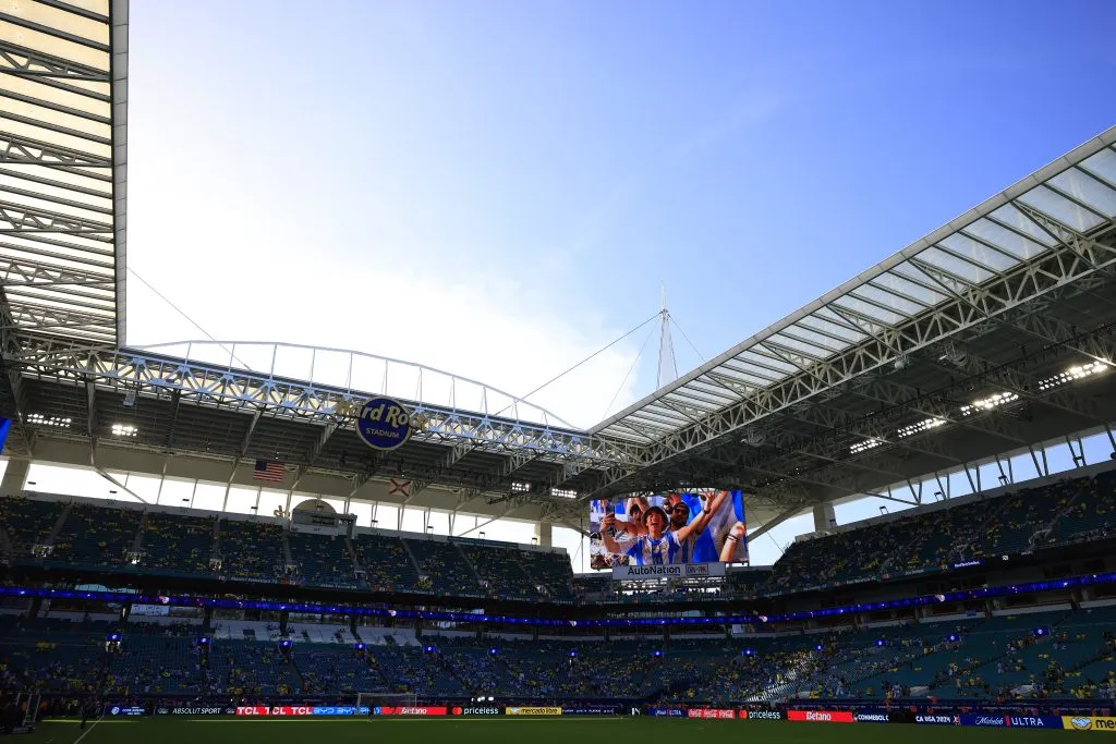 El Hard Rock Stadium recibe la final de la Copa América 2024. (Foto: Getty)