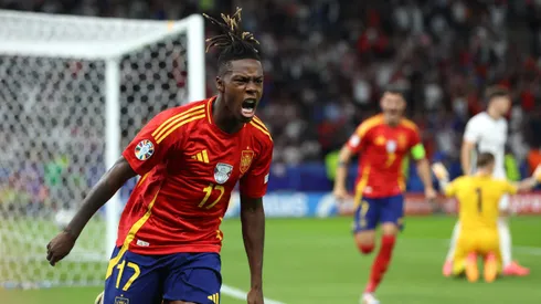 Nico Williams adelantó a España ante Inglaterra en la final de la Euro. (Foto: Getty)