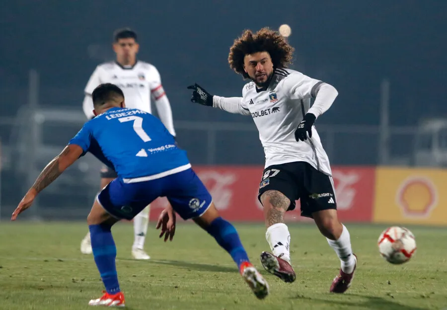 Peluca valoró la línea de 3 en Colo Colo. | Foto: Photosport