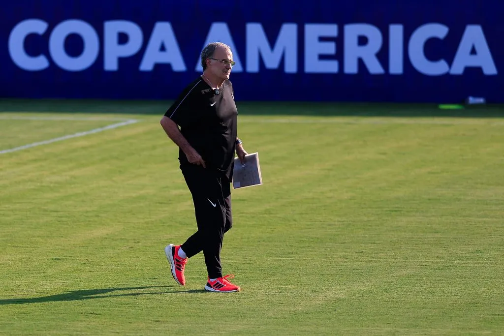 Marcelo Bielsa llegó a semifinales en su primera Copa América con Uruguay. (Foto: Buda Mendes/Getty Images)