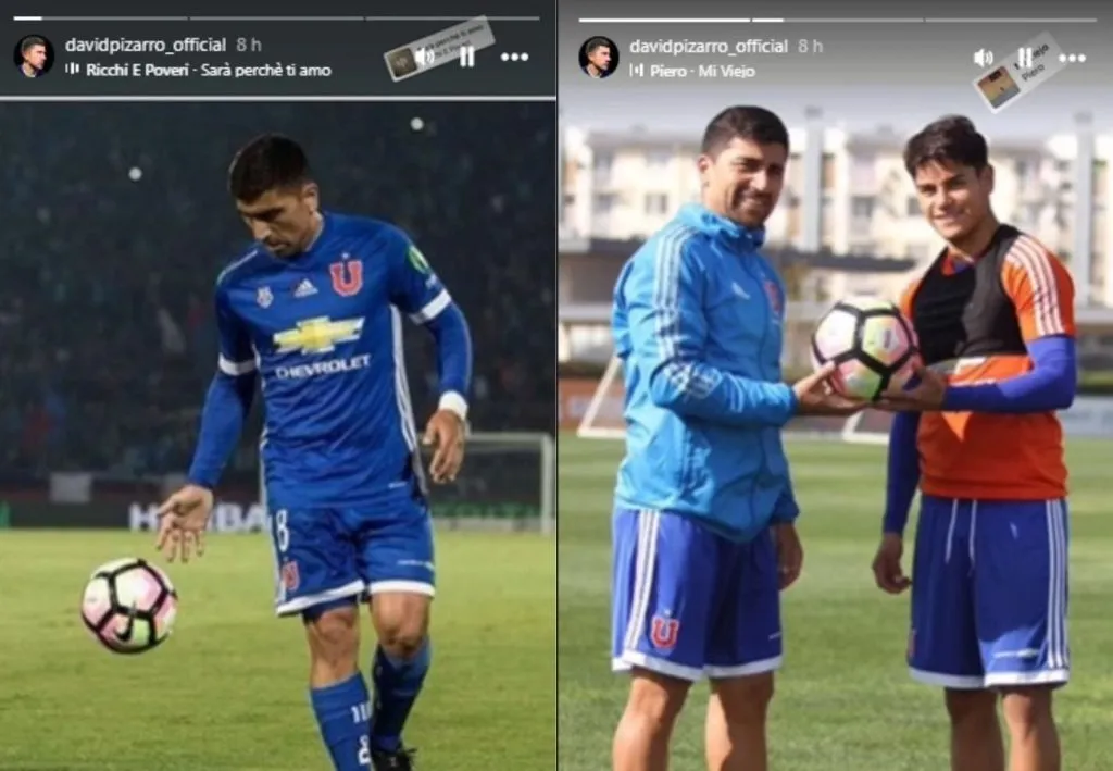 David Pizarro recordó su estadía en Universidad de Chile.