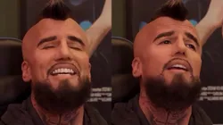 Stefan Kramer imitó a Arturo Vidal. (Fotos: Stefan Kramer)