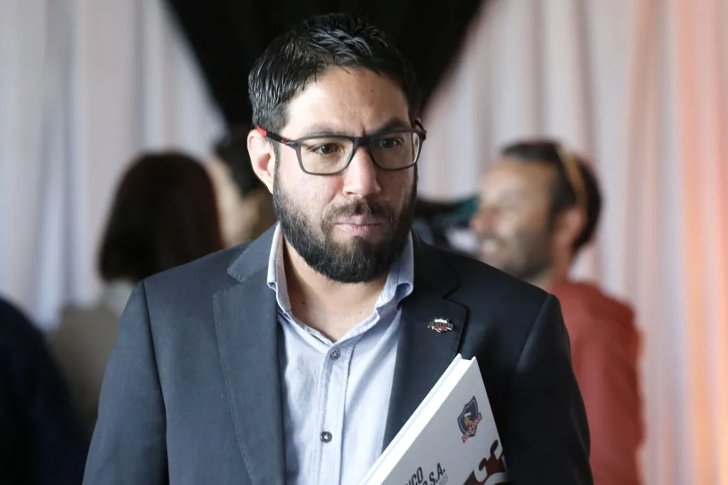 Matías Camacho es el actual presidente del CSyD Colo Colo y también tiene una silla en el directorio de Blanco y Negro. (Dragomir Yankovic/Photosport)