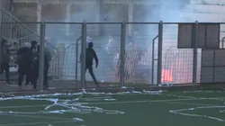 Se registraron duros incidentes en el Naval-Lota.