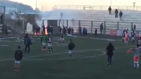 Naval vs Lota terminó con graves incidentes en el Estadio El Morro