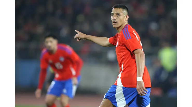 Futbol, Chile vs Paraguay. Partido amistoso 2024. El jugador de Chile Alexis Sanchez es fotografiado durante el partido amistoso contra Paraguay disputado en el estadio Nacional de Santiago, Chile. 11/06/2024 Jonnathan Oyarzun/Photosport Football, Chile vs Paraguay. 2024 friendly match. Chile's player Alexis Sanchez is pictured during the friendly match against Paraguay at the Nacional stadium in Santiago, Chile. 11/06/2024 Jonnathan Oyarzun/Photosport