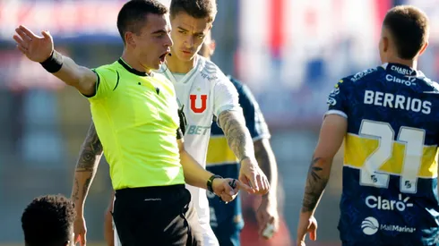 Álvaro Madrid fue expulsado y dejó a Everton con 10 ante Universidad de Chile