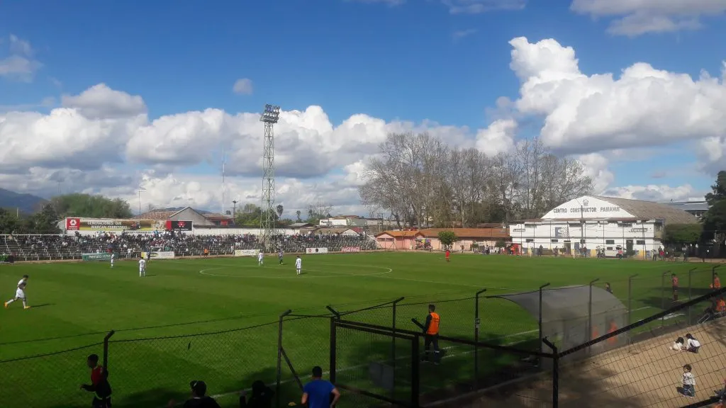 Estadio Joaquín Muñoz García, donde hace local Deportes Santa Cruz. (Foto: Archivo)