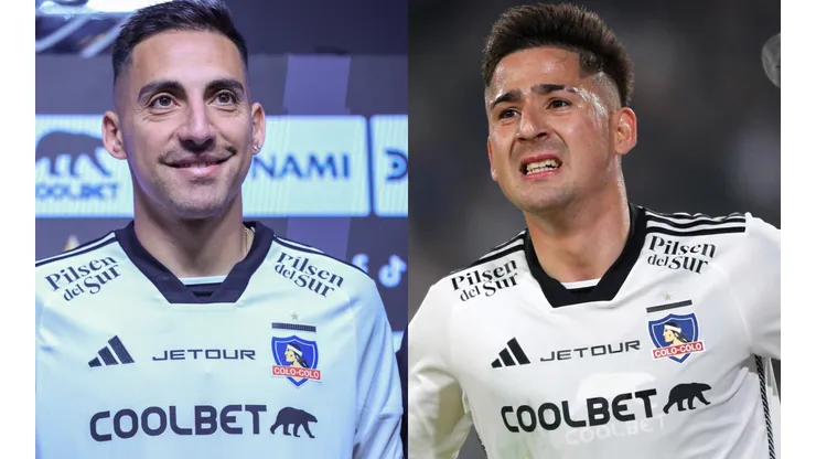Javier Correa y Guillermo Paiva pueden compartir delantera en Colo Colo. (Foto: Photosport)