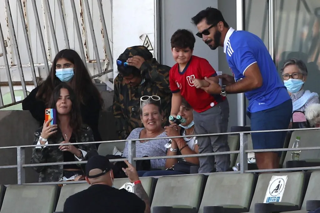 Cada vez que puede Herrera va a ver al club de sus amores | FOTO: Andres Pina/Photosport