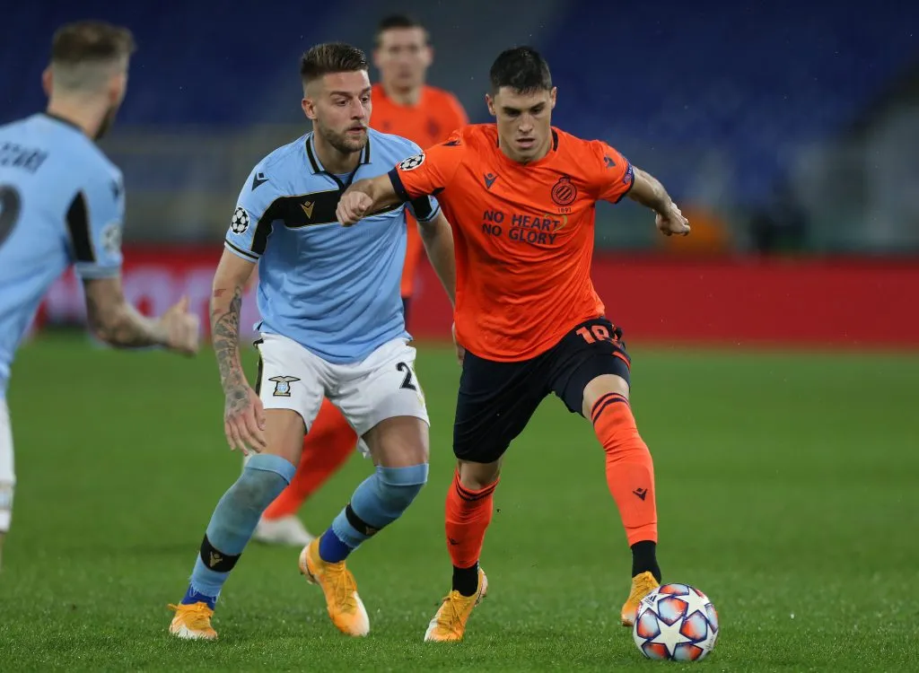 Ricca disputando un encuentro de la Champions League ante Lazio | FOTO: Paolo Bruno/Getty Images