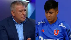 Claudio Borghi le entrega un consejo a Marcelo Morales. (Foto: TNT Sports | Photosport)