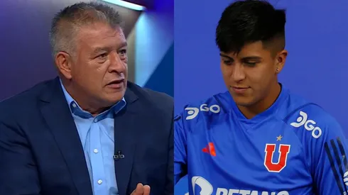 Claudio Borghi le entrega un consejo a Marcelo Morales. (Foto: TNT Sports | Photosport)