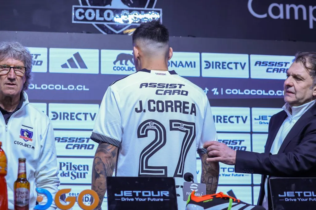 El dorsal que ocupará Javier Correa en Colo Colo. (Foto: Photosport)