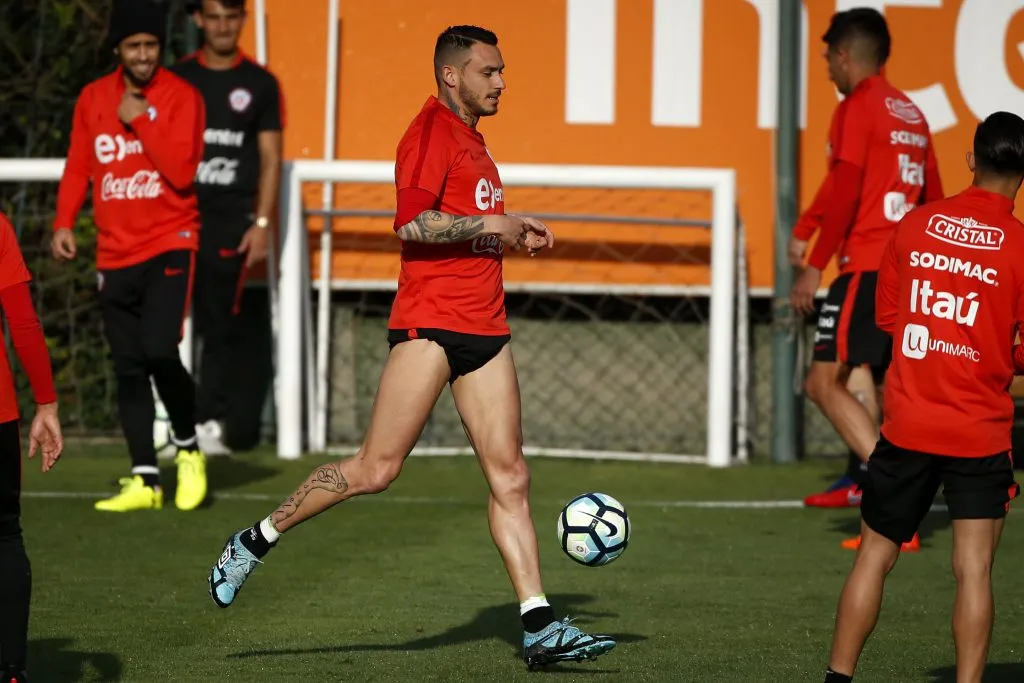 Mauricio Pinilla en la Selección Chilena. (Foto: Photosport)