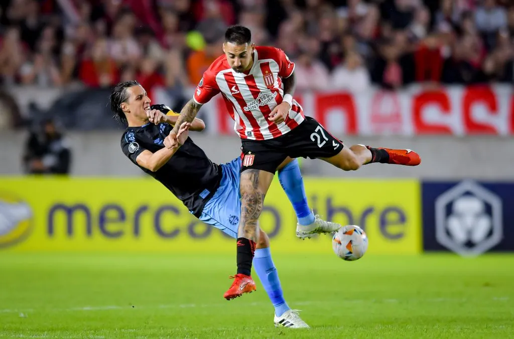 Javier Correa en el partido de Estudiantes vs Gremio por Copa Libertadores. (Foto: Getty Images)