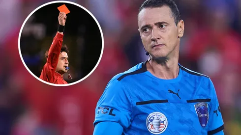 Pablo Pozo critica el arbitraje de Wilmar Roldán. (Foto: Photosport)