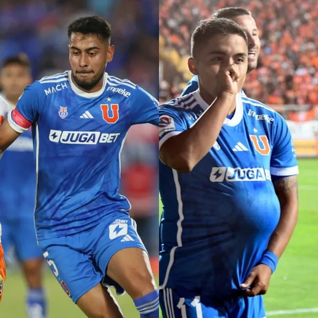 Ojeda y Guerra: Dos que viven sus descuentos en la U (Photosport)