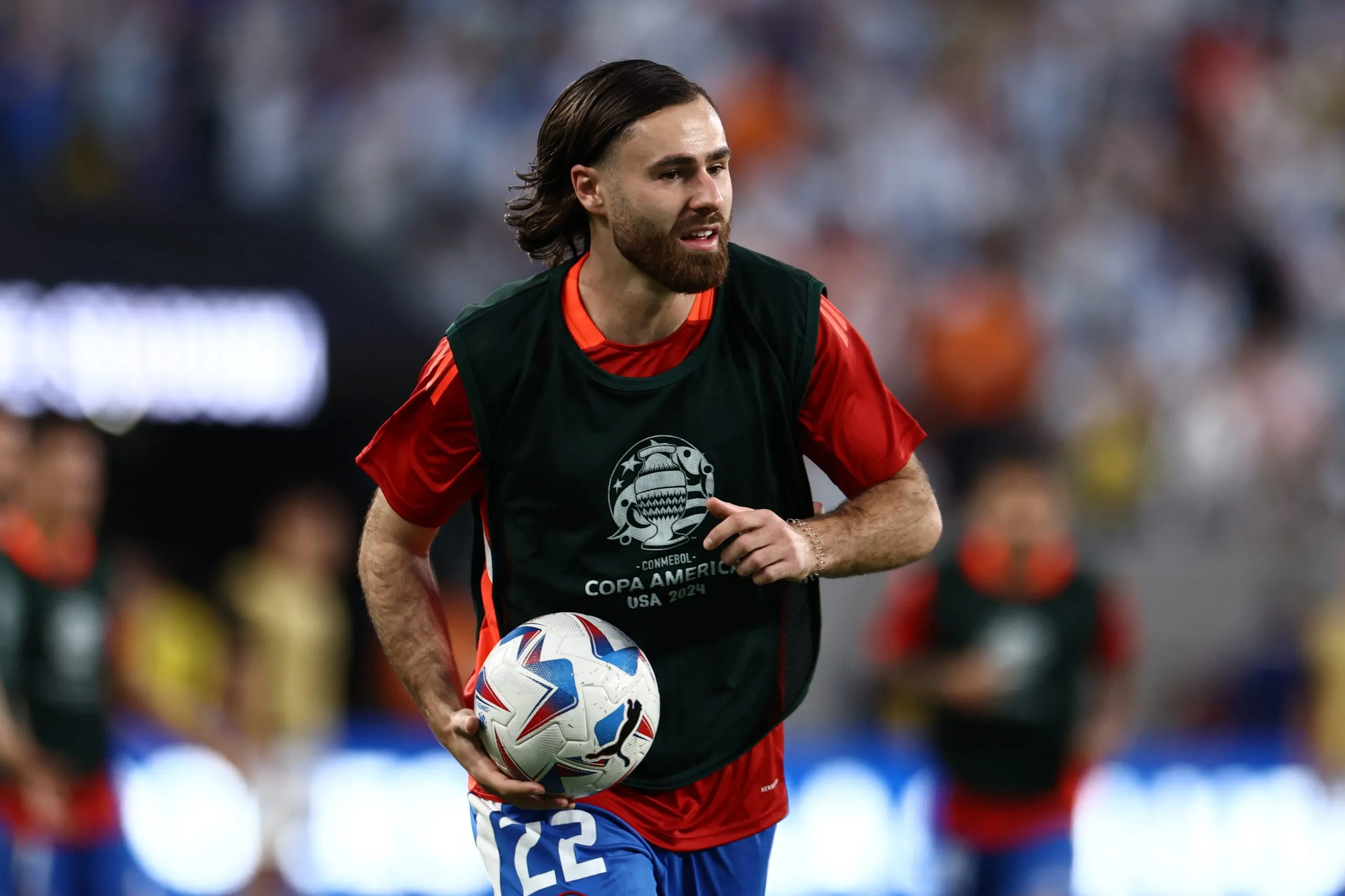 Ben Brereton tuvo poca participación con La Roja en la Copa América 2024 (Photo by Tim Nwachukwu/Getty Images)