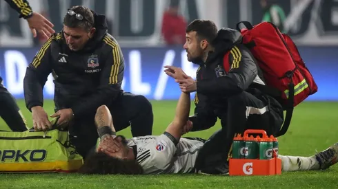 Tras el partido, Falcón tuvo que ser asistido por el cuerpo médico del Cacique.