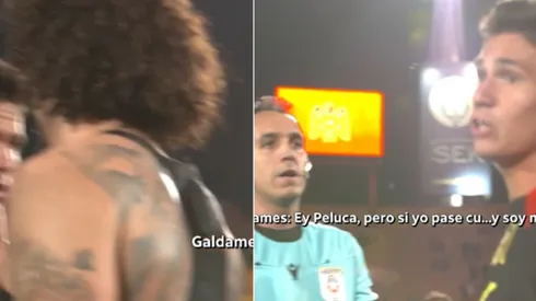 Benjamín Galdames y Maximiliano Falcón se agarraron finalizado el encuentro