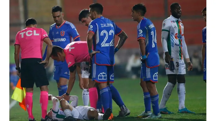 Nelson Sepúlveda quedó sangrando tras manotazo de Darío Osorio.