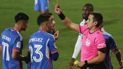 Darío Osorio vio la tarjeta roja ante Cobresal