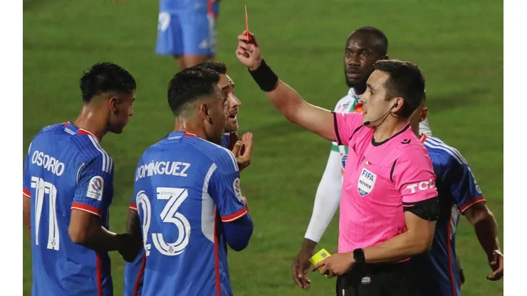 Darío Osorio vio la tarjeta roja ante Cobresal