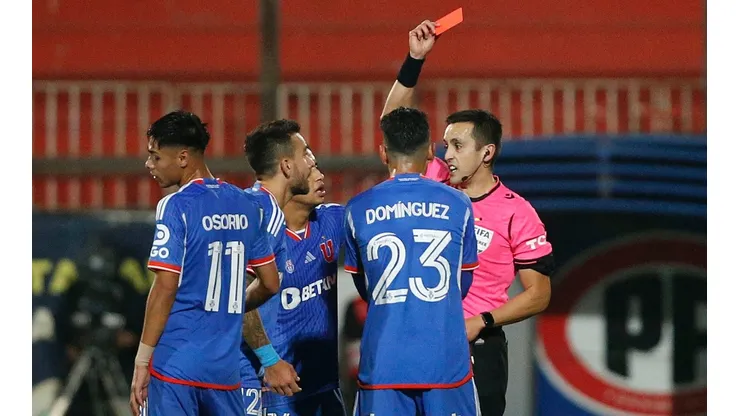 Darío Osorio vio la roja en la U y los azules no ganaron ante Cobresal