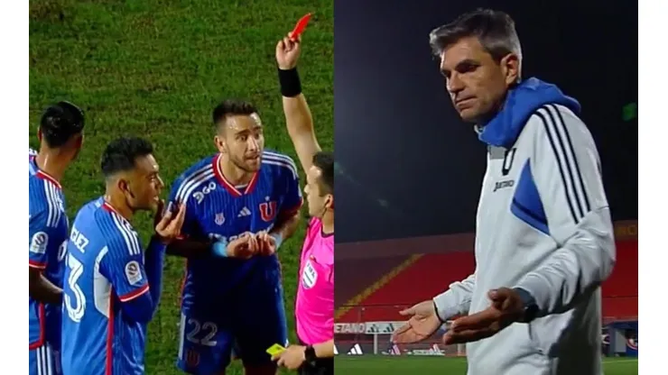 Osorio y Pellegrino expulsados en Universidad de Chile ante Cobresal