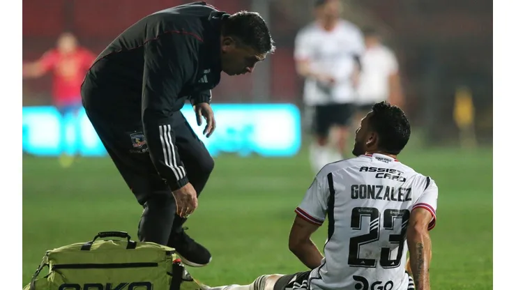González tuvo que ser reemplazo por molestias físicas