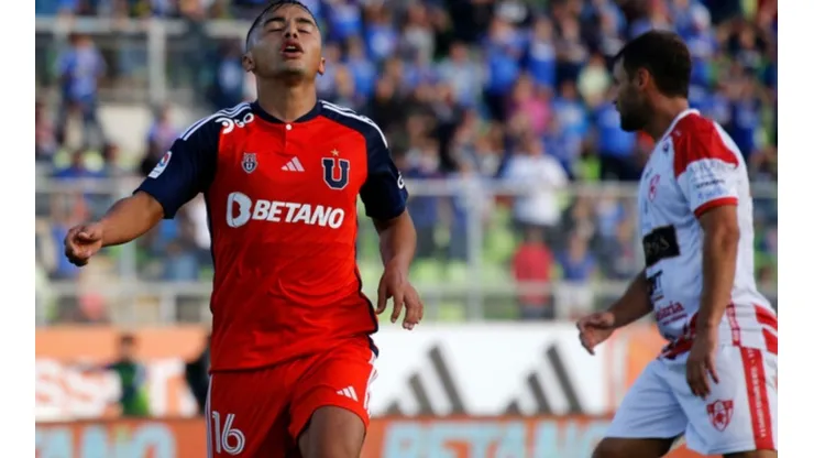 ¿Qué le pasa a Nicolás Guerra? El difícil momento del delantero de Universidad de Chile