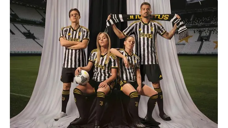 Juventus presenta su nueva camiseta.